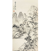 张大心 山水